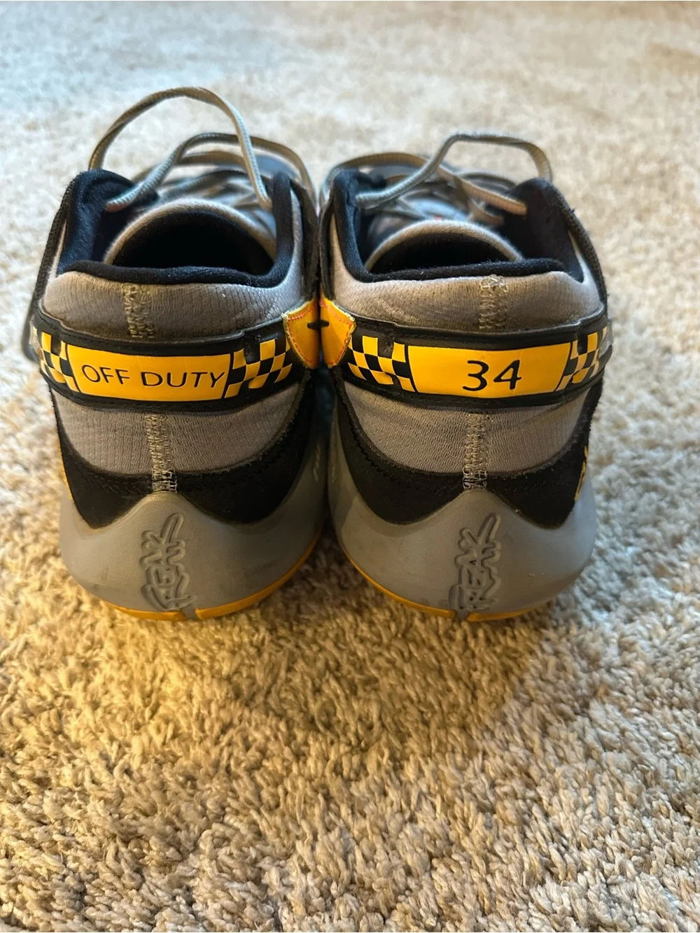 Nike Zoom Freak 2 Taxi- Black, Gray & Yellow
